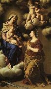 Giovan Battista Salvi Sassoferrato The Mystic Marriage of St.Catherine oil painting picture wholesale